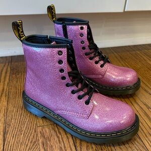 Dr. Martens Youth 1460 Glitter Lace Up Boots